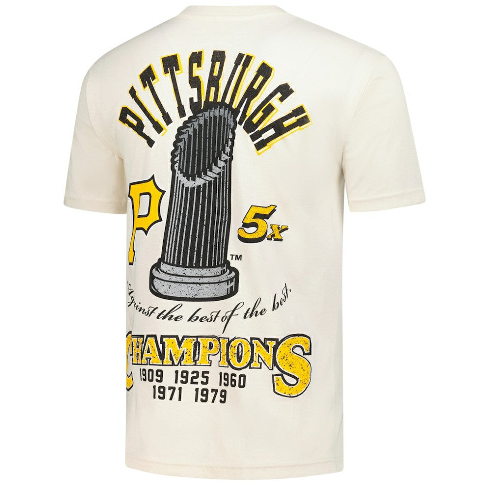 Cream Pittsburgh Pirates Mitchell & Ness Legacy Defined T-Shirt