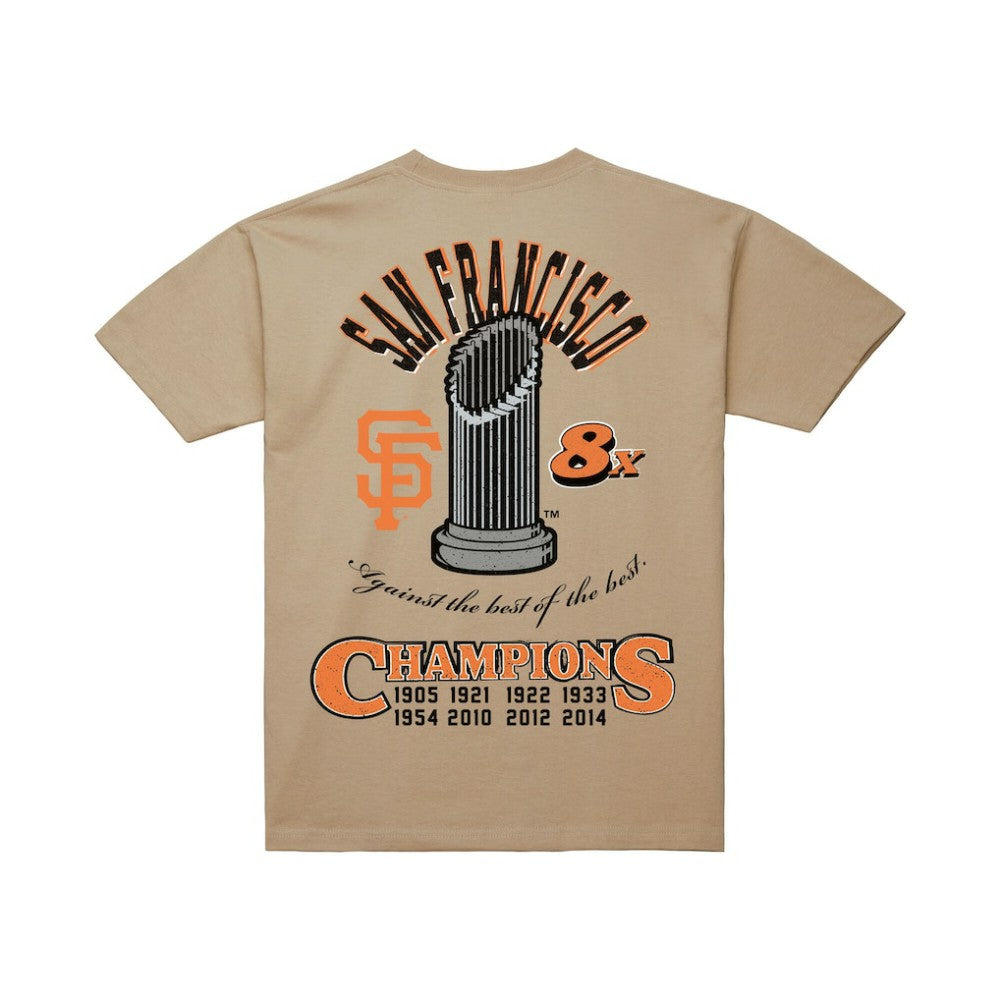 Cream San Francisco Giants Mitchell & Ness Legacy Defined T-Shirt