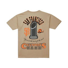 Cream San Francisco Giants Mitchell & Ness Legacy Defined T-Shirt
