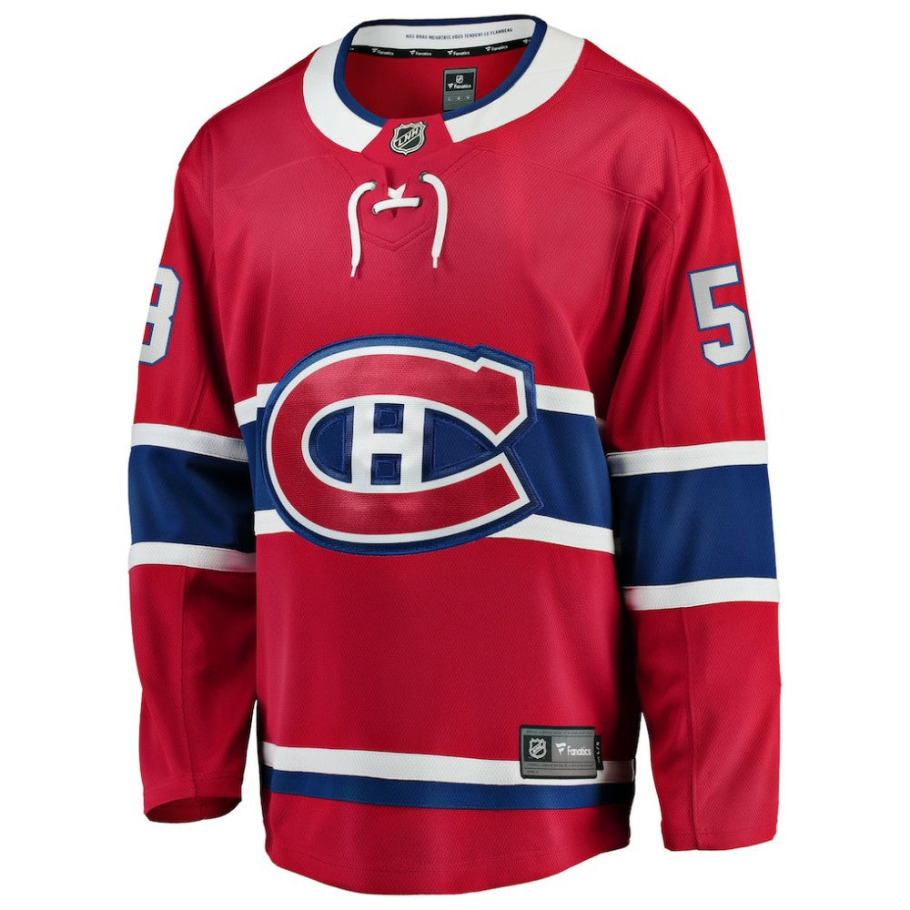 NHL Noah Dobson Montreal Canadiens Fanatics Home Breakaway Jersey