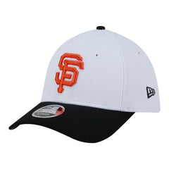 White/Black San Francisco Giants New Era Youth Baseball 39THIRTY M-Crown Flex Hat