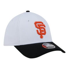White/Black San Francisco Giants New Era Youth Baseball 39THIRTY M-Crown Flex Hat