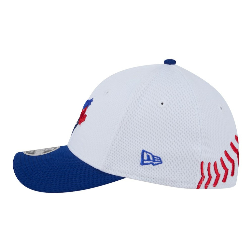 White/Royal Toronto Blue Jays New Era Youth  Baseball 39THIRTY M-Crown Flex Hat