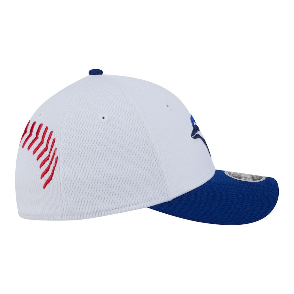White/Royal Toronto Blue Jays New Era Youth  Baseball 39THIRTY M-Crown Flex Hat