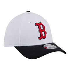 White/Navy Boston Red Sox New Era Youth Baseball 39THIRTY M-Crown Flex Hat