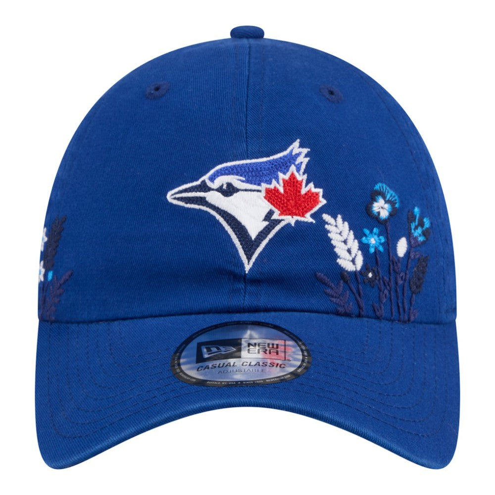 Royal Toronto Blue Jays New Era Women's Wildflower Casual Classic Adjustable Hat
