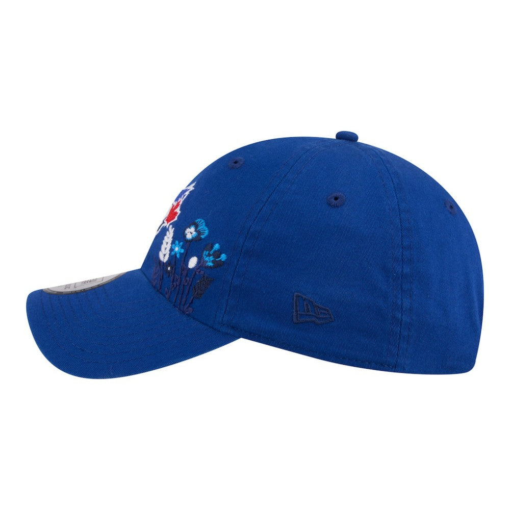 Royal Toronto Blue Jays New Era Women's Wildflower Casual Classic Adjustable Hat