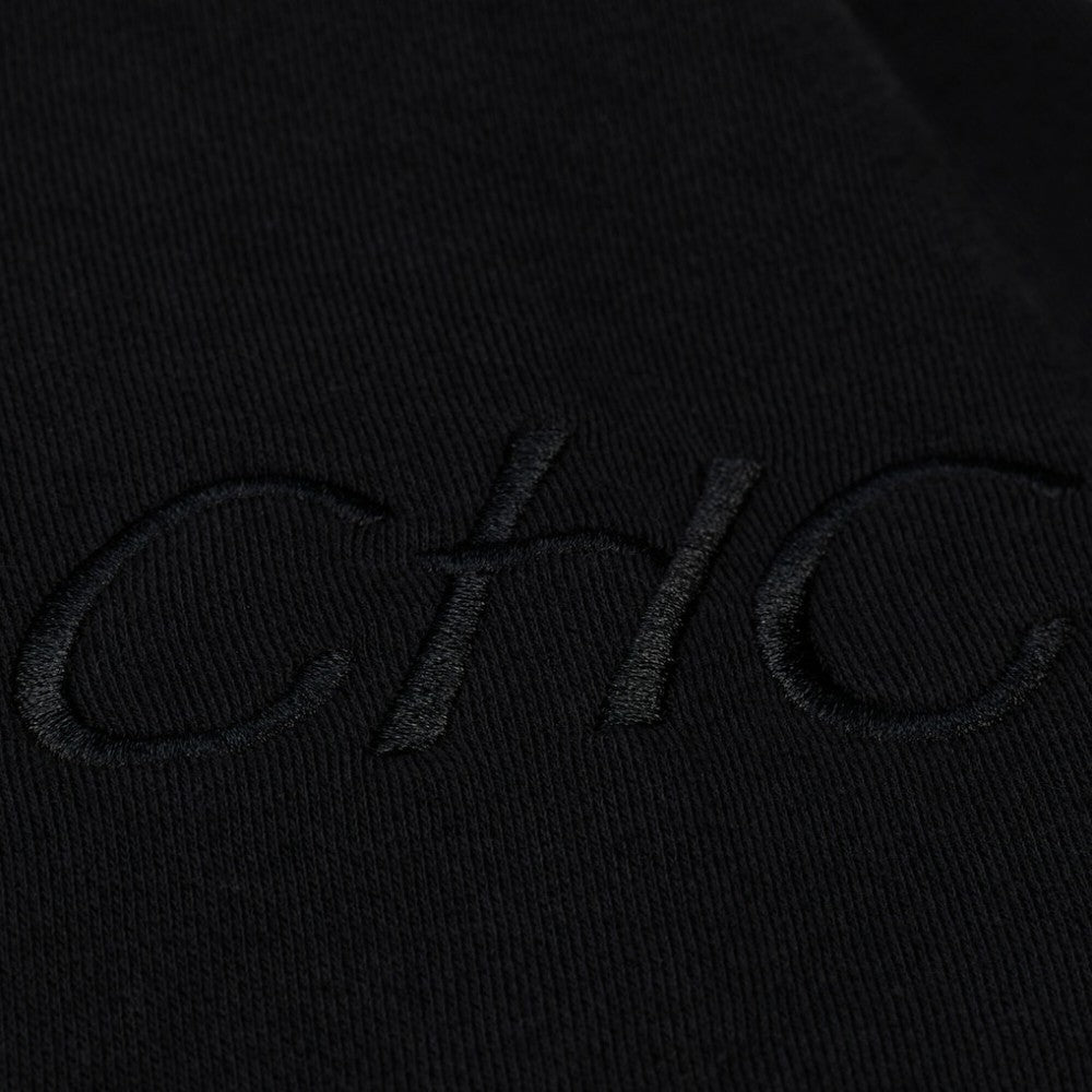 Black Chicago Cubs Mitchell & Ness Phantom Fleece Crewneck Sweatshirt