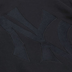 Black New York Yankees Mitchell & Ness Phantom Fleece Crewneck Sweatshirt