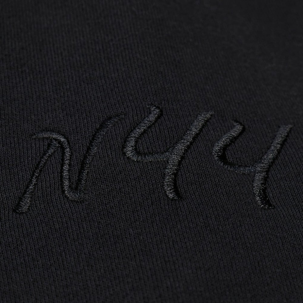 Black New York Yankees Mitchell & Ness Phantom Fleece Crewneck Sweatshirt