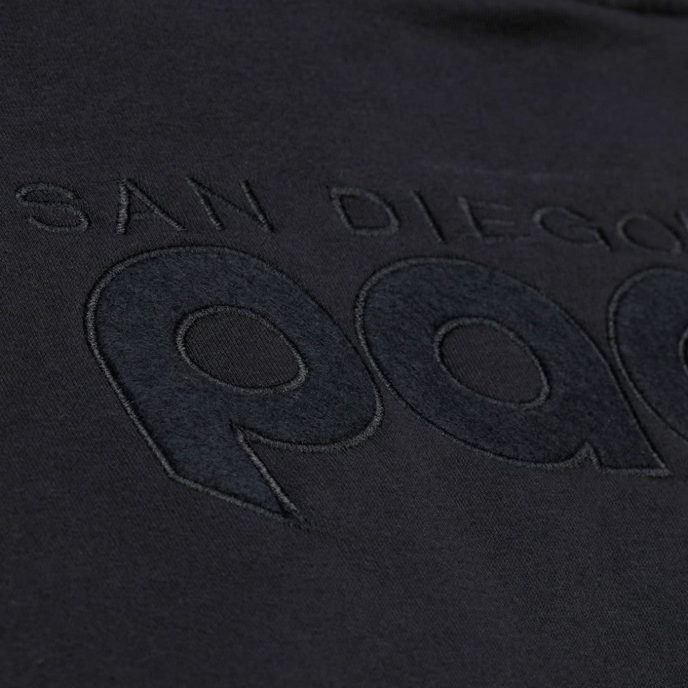 Black San Diego Padres Mitchell & Ness Phantom Fleece Crewneck Sweatshirt