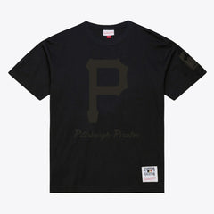 Black Pittsburgh Pirates Mitchell & Ness Cooperstown Collection Phantom T-Shirt