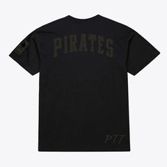 Black Pittsburgh Pirates Mitchell & Ness Cooperstown Collection Phantom T-Shirt