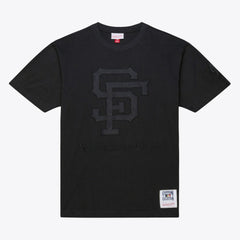 Black San Francisco Giants Mitchell & Ness Cooperstown Collection Phantom T-Shirt