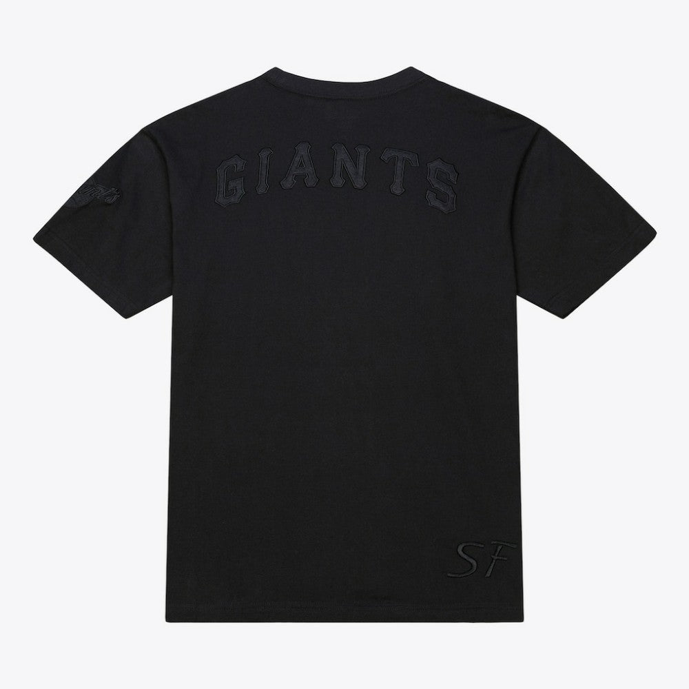 Black San Francisco Giants Mitchell & Ness Cooperstown Collection Phantom T-Shirt