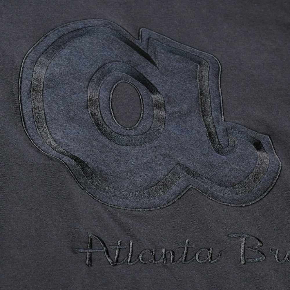 Black Atlanta Braves Mitchell & Ness Cooperstown Collection Phantom T-Shirt
