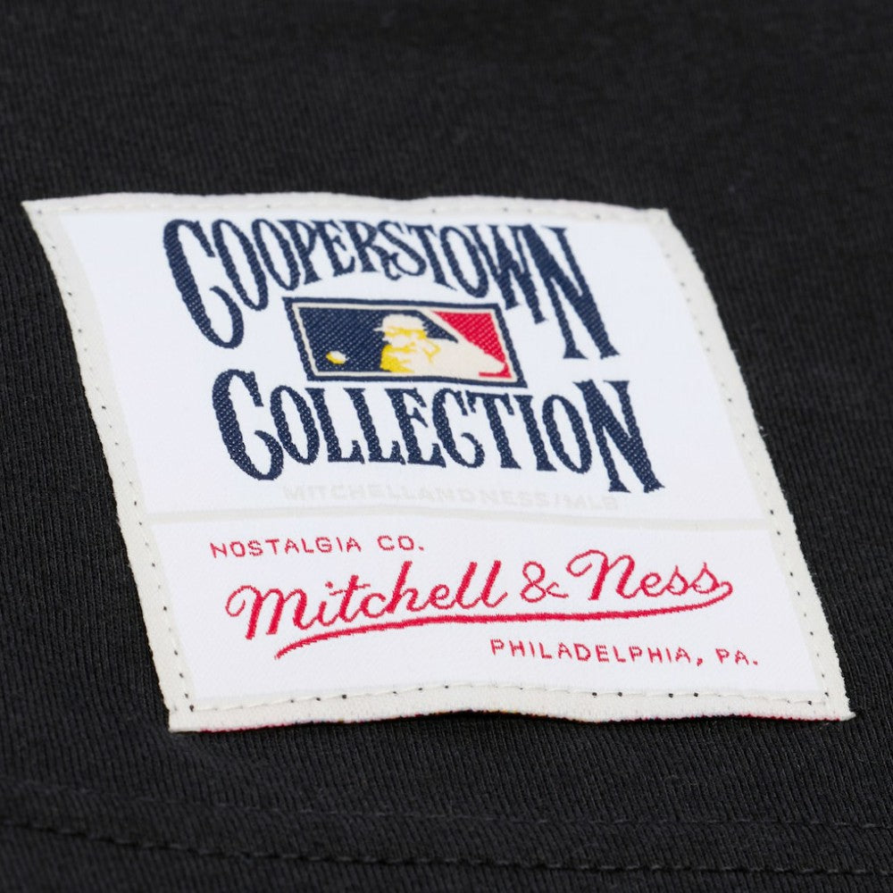 Black Chicago Cubs Mitchell & Ness Cooperstown Collection Phantom T-Shirt
