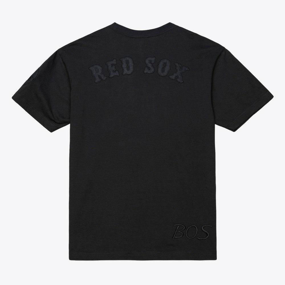 Black Boston Red Sox Mitchell & Ness Cooperstown Collection Phantom T-Shirt