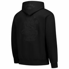 Black Chicago Cubs Mitchell & Ness Phantom Fleece Hoodie