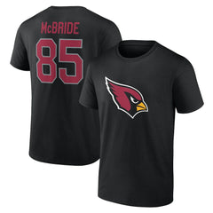 Trey McBride  Icon Name & Number T-Shirt - Arizona Cardinals T-shirts