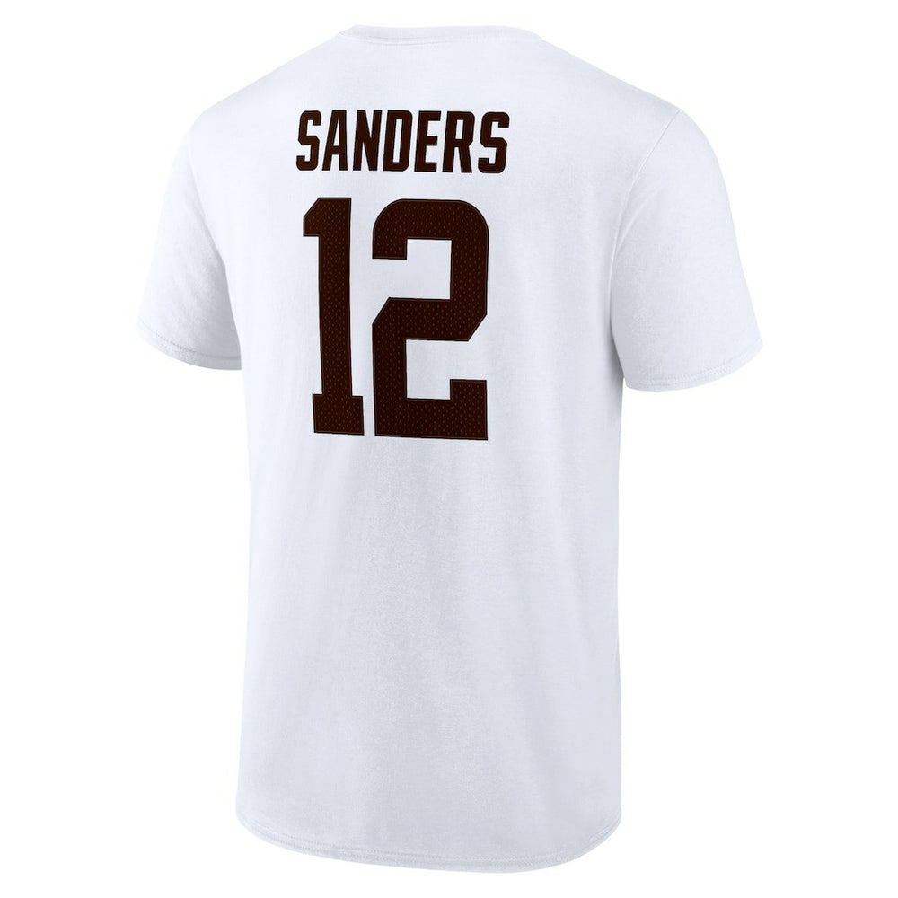 Shedeur Sanders  Icon Name & Number T-Shirt - Cleveland Browns T-shirts