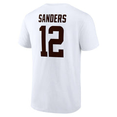 Shedeur Sanders  Icon Name & Number T-Shirt - Cleveland Browns T-shirts