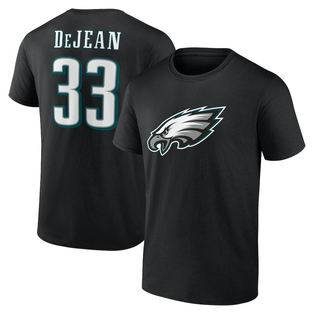 Cooper DeJean  Icon Name & Number T-Shirt - Philadelphia Eagles T-shirts