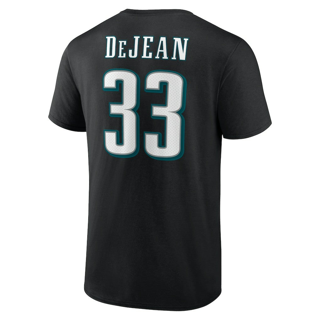 Cooper DeJean  Icon Name & Number T-Shirt - Philadelphia Eagles T-shirts