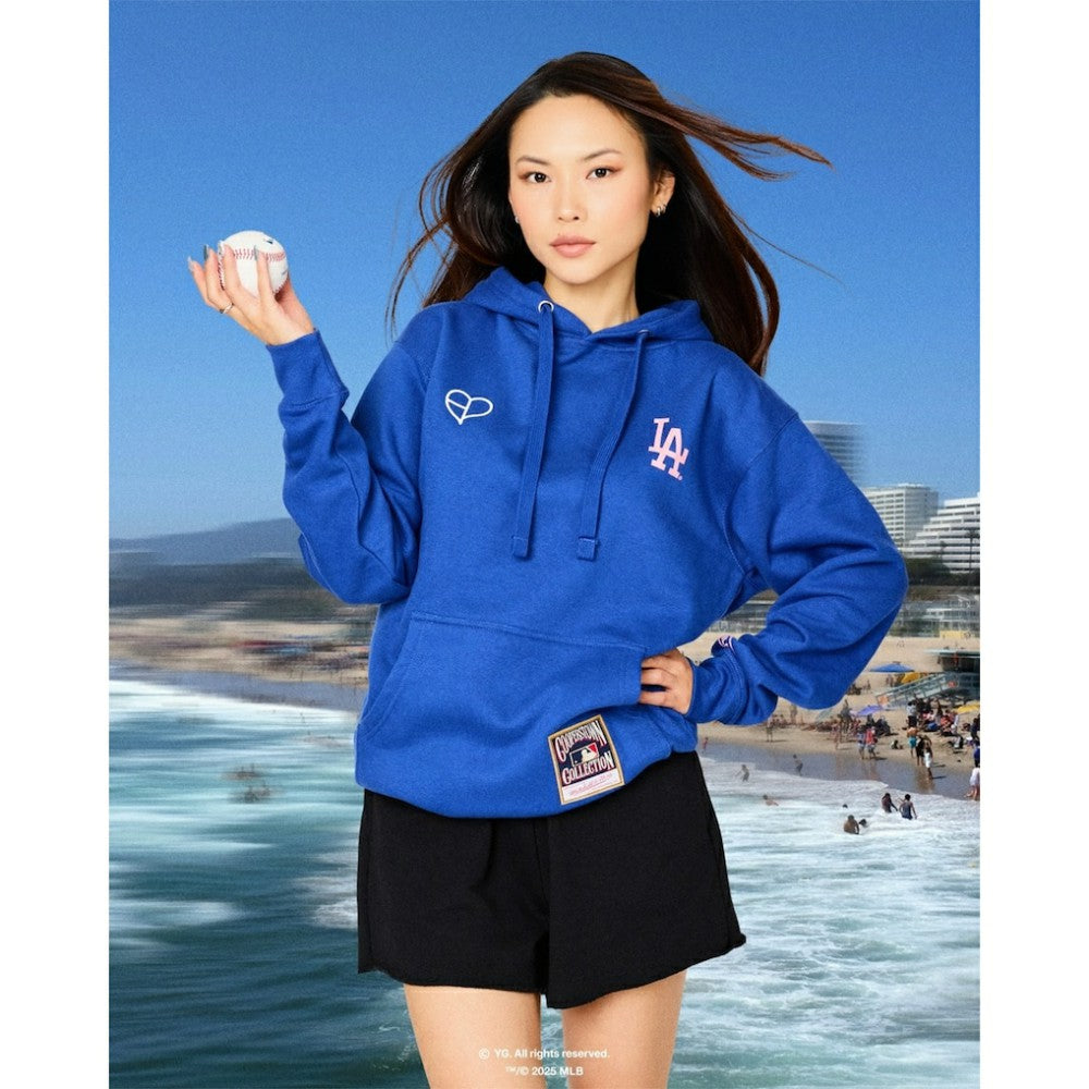 Royal - Limited Edition Los Angeles Dodgers Mitchell & Ness x BLACKPINK  Pullover Hoodie