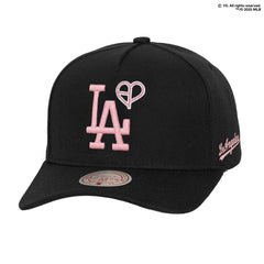 Black - Limited Edition Los Angeles Dodgers Mitchell & Ness x BLACKPINK  Pro Crown Snapback Hat