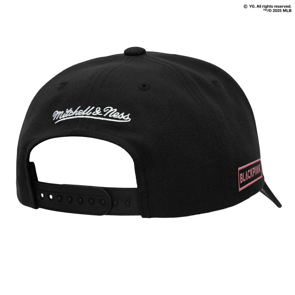 Black - Limited Edition Los Angeles Dodgers Mitchell & Ness x BLACKPINK  Pro Crown Snapback Hat