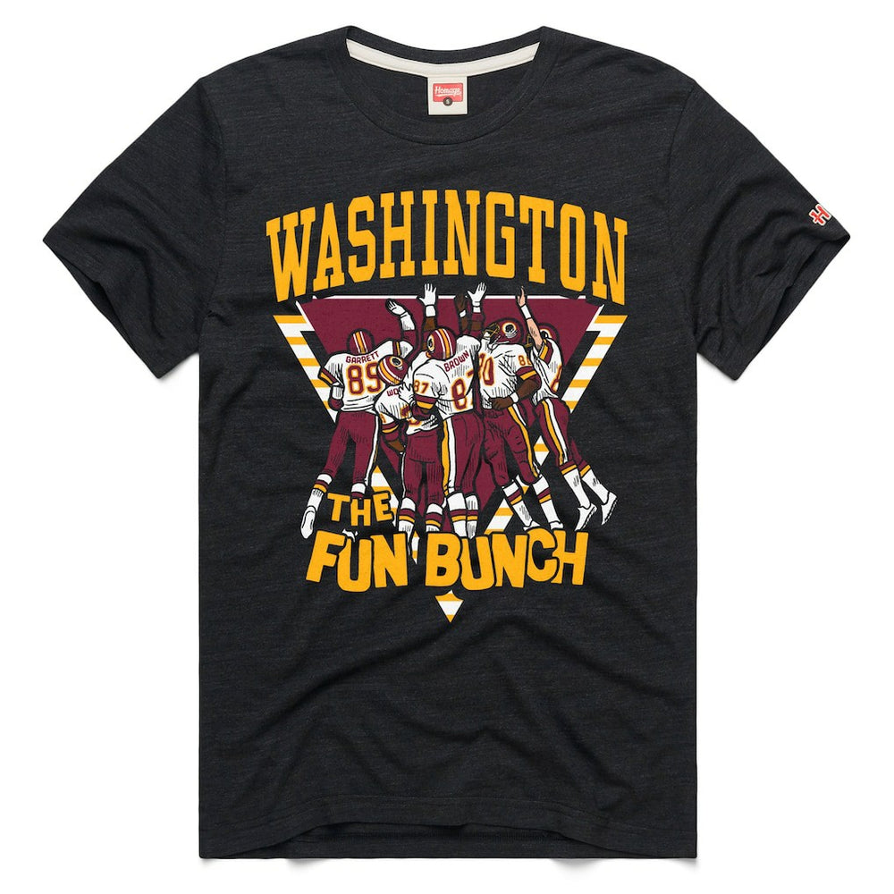 Homage The Fun Bunch Tri-Blend T-Shirt - Washington Commanders T-shirts