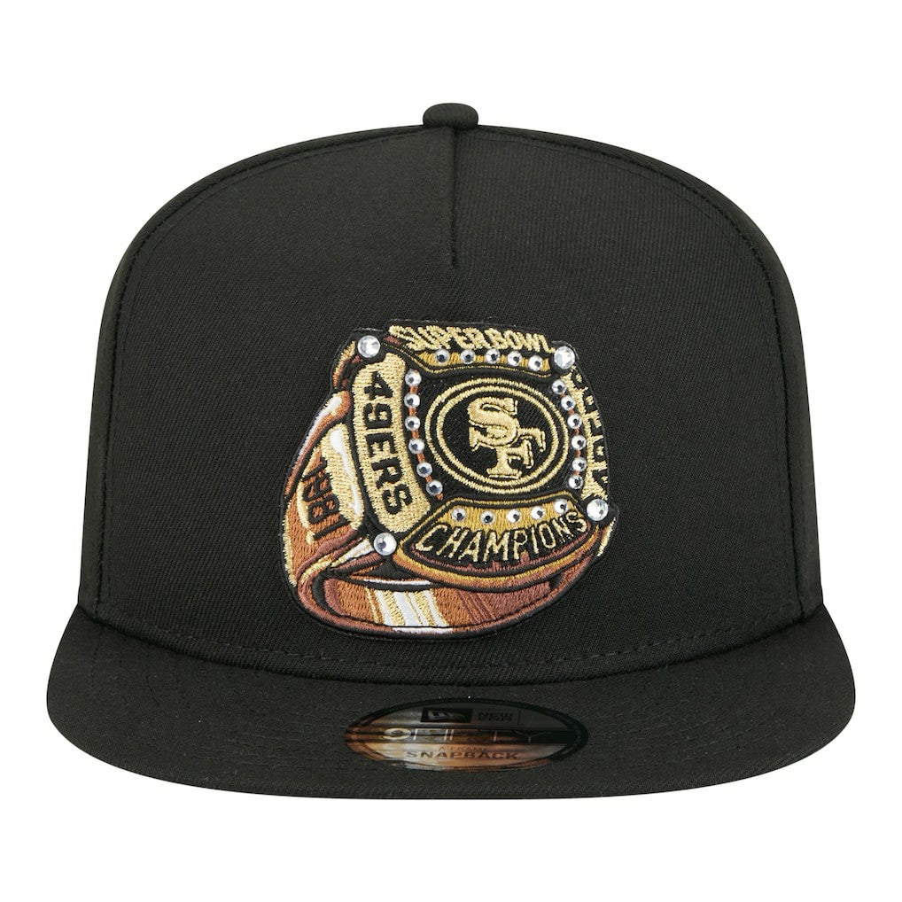 Super Bowl Ring 9FIFTY A-Frame Adjustable Hat - San Francisco 49ers Hats