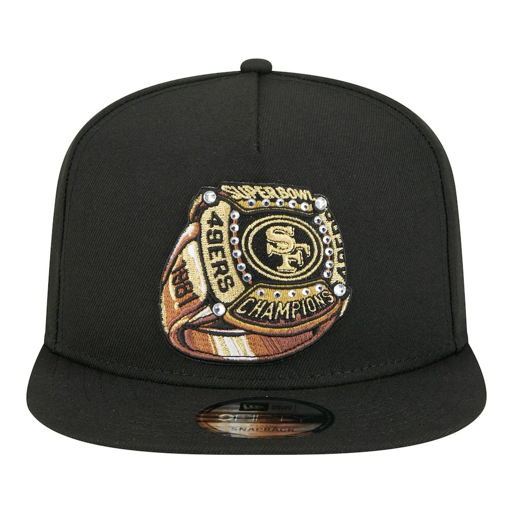 Super Bowl Ring 9FIFTY A-Frame Adjustable Hat - San Francisco 49ers Hats