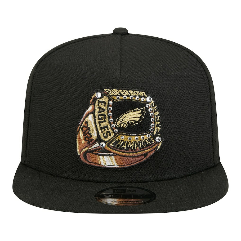 Super Bowl Ring 9FIFTY A-Frame Adjustable Hat - Philadelphia Eagles Hats