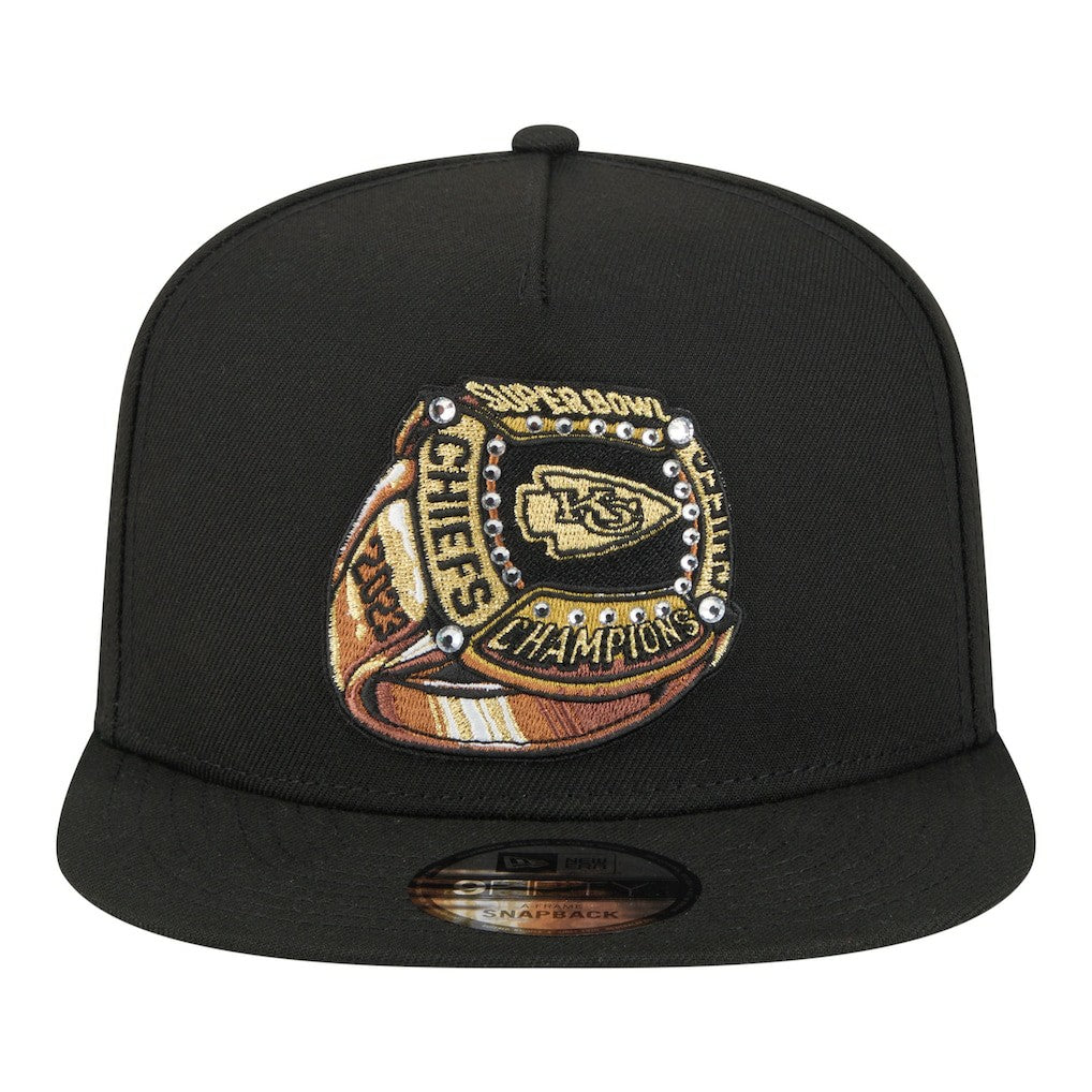 Super Bowl Ring 9FIFTY A-Frame Adjustable Hat - Kansas City Chiefs Hats
