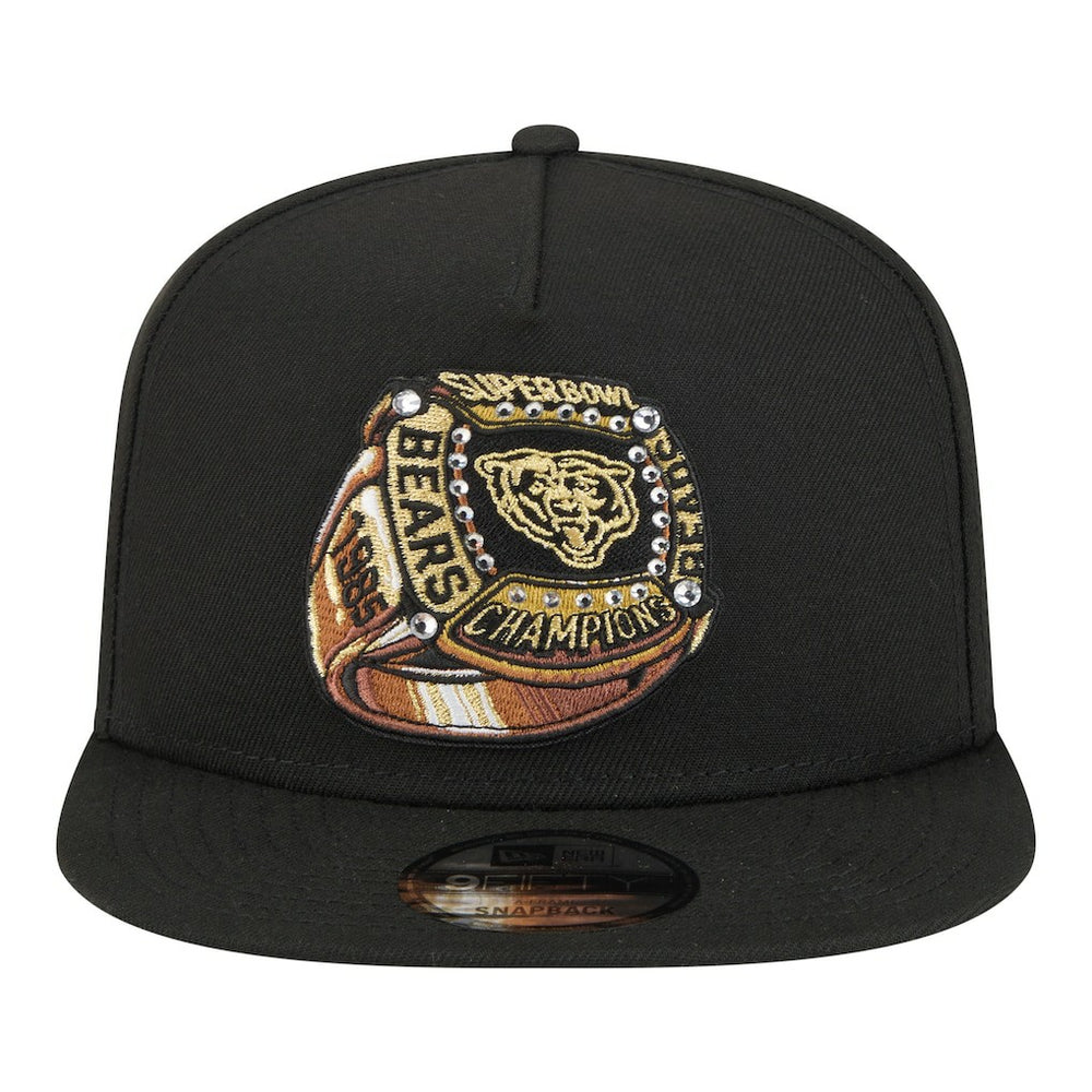 Super Bowl Ring 9FIFTY A-Frame Adjustable Hat - Chicago Bears Hats
