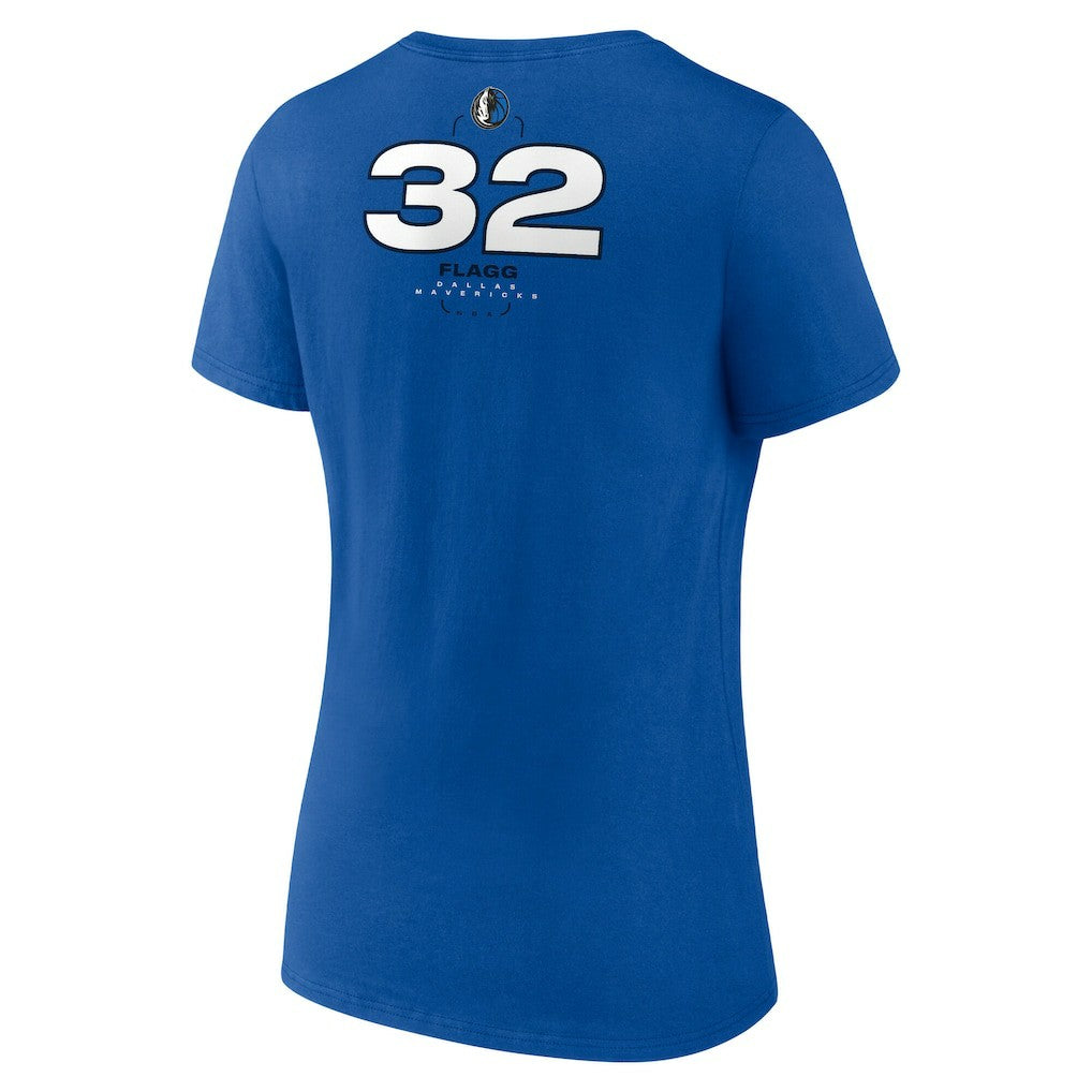 Cooper Flagg Dallas Mavericks Women's Name & Number V-Neck T-Shirt sale