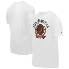 White San Francisco Giants New Era Fleur Domestic T-Shirt