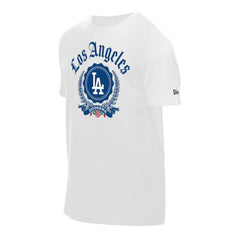 White Los Angeles Dodgers New Era Fleur Domestic T-Shirt