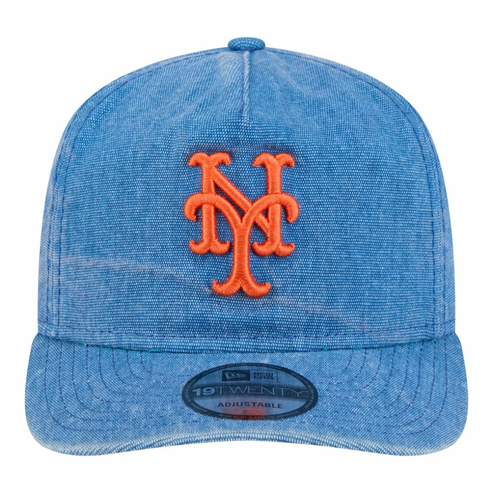 Royal New York Mets New Era Throwback Denim Classic 19TWENTY Adjustable Hat