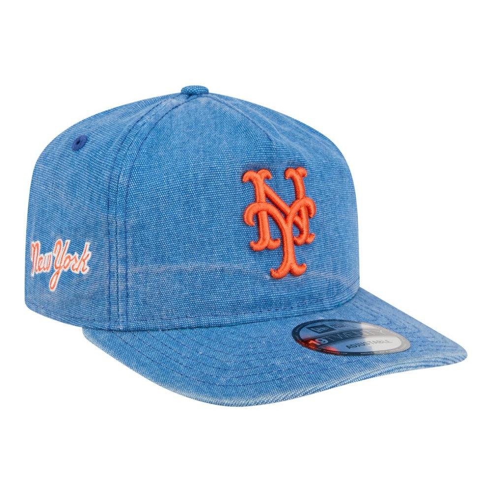 Royal New York Mets New Era Throwback Denim Classic 19TWENTY Adjustable Hat