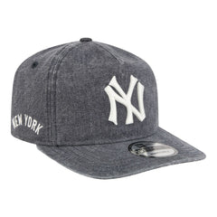 Navy Heather New York Yankees New Era Throwback Denim Classic 19TWENTY Adjustable Hat