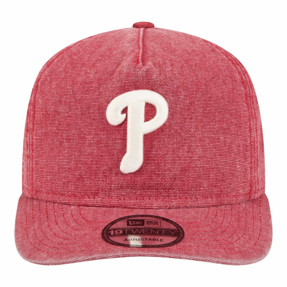 Red Philadelphia Phillies New Era  Denim Classic 19TWENTY Adjustable Hat