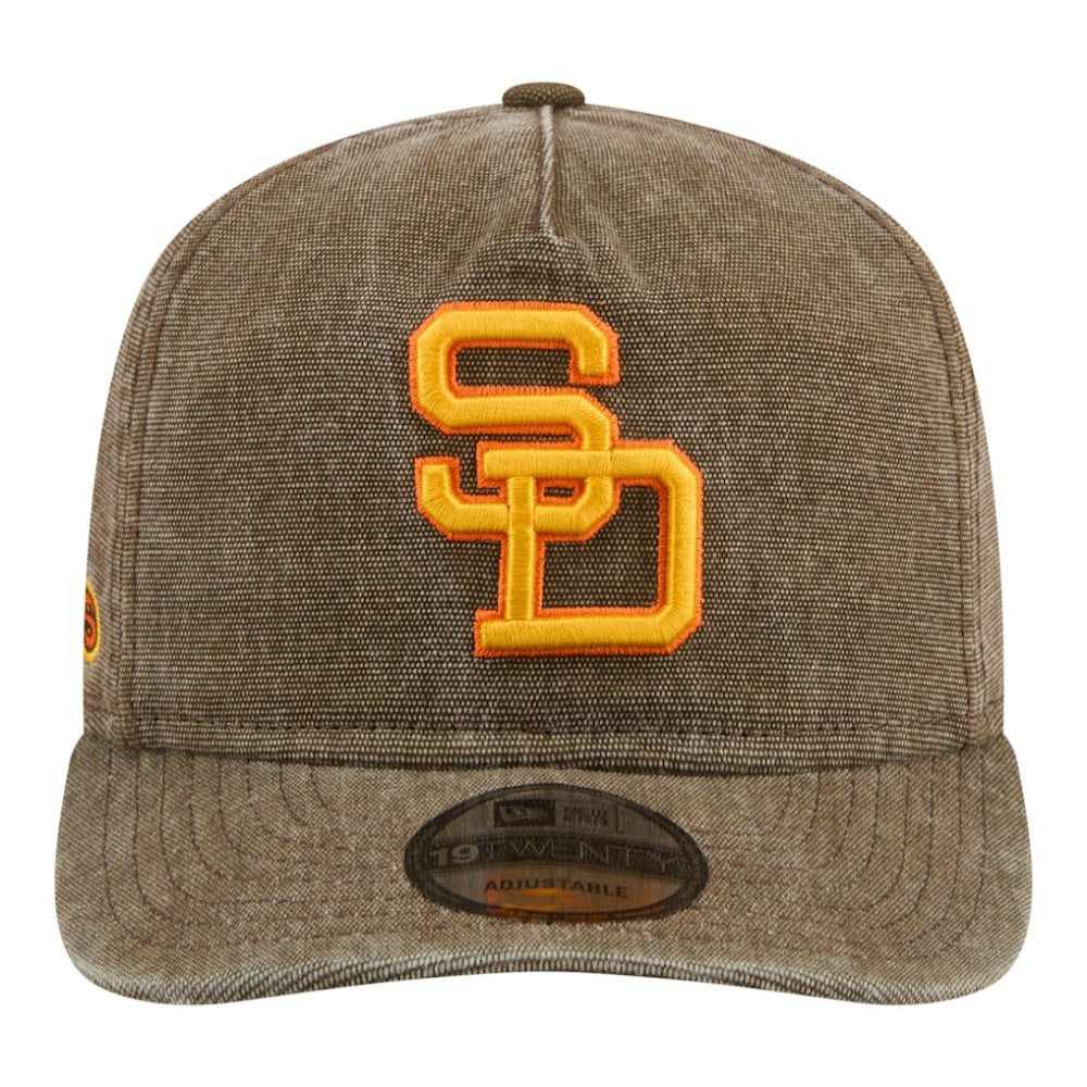 Brown San Diego Padres New Era Throwback Denim Classic 19TWENTY Adjustable Hat