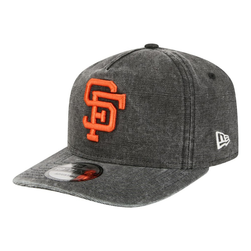 Black San Francisco Giants New Era Throwback Denim Classic 19TWENTY Adjustable Hat