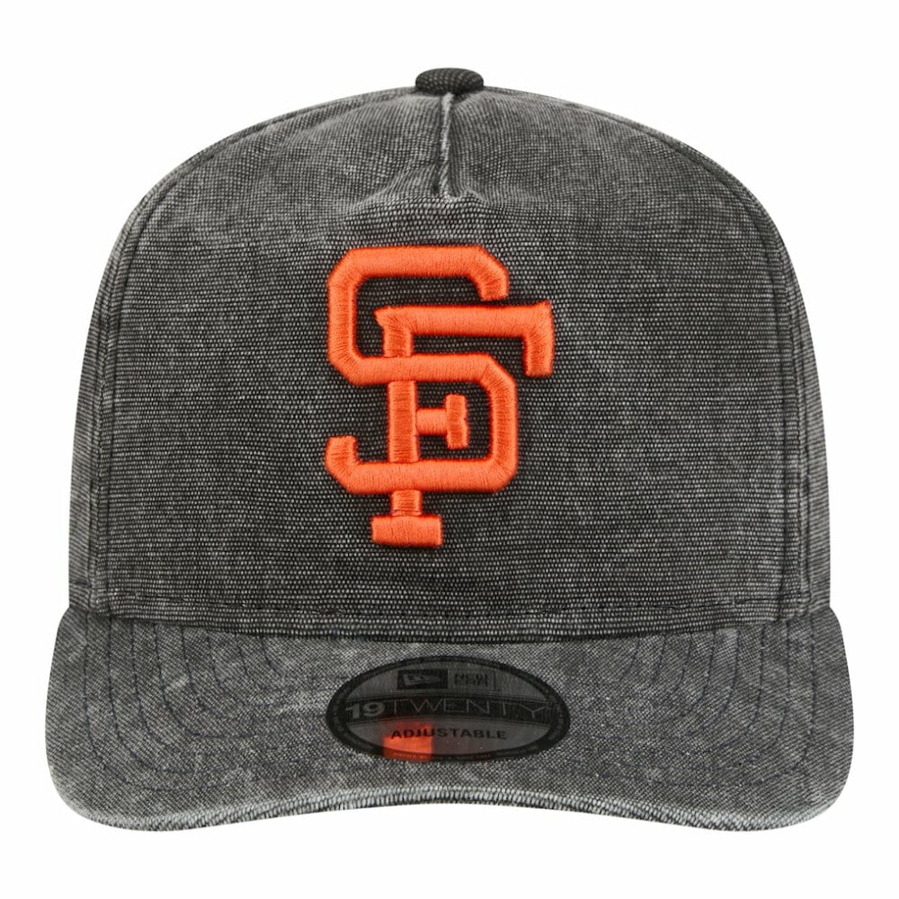 Black San Francisco Giants New Era Throwback Denim Classic 19TWENTY Adjustable Hat