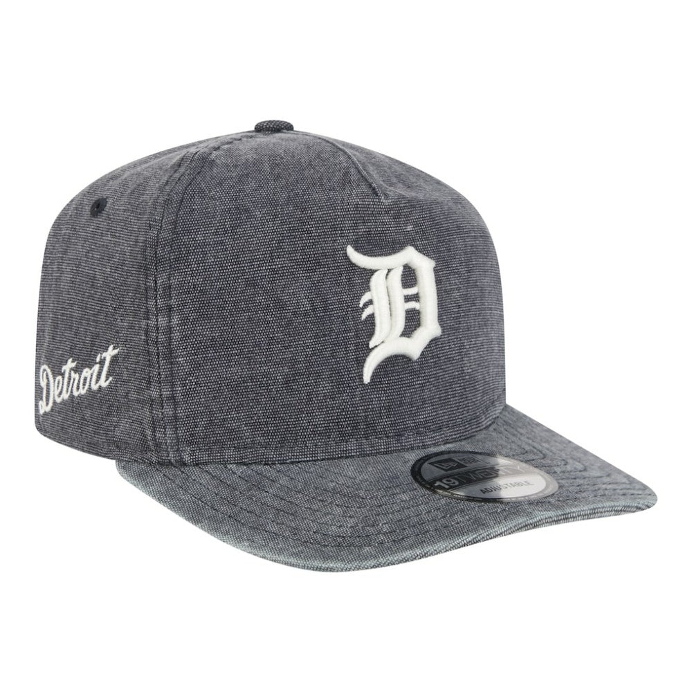 Navy Heather Detroit Tigers New Era  Denim Classic 19TWENTY Adjustable Hat