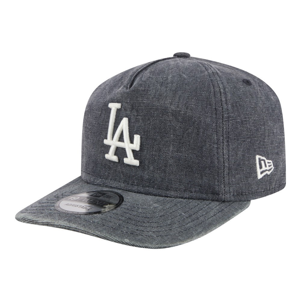 Navy Heather Los Angeles Dodgers New Era Throwback Denim Classic 19TWENTY Adjustable Hat