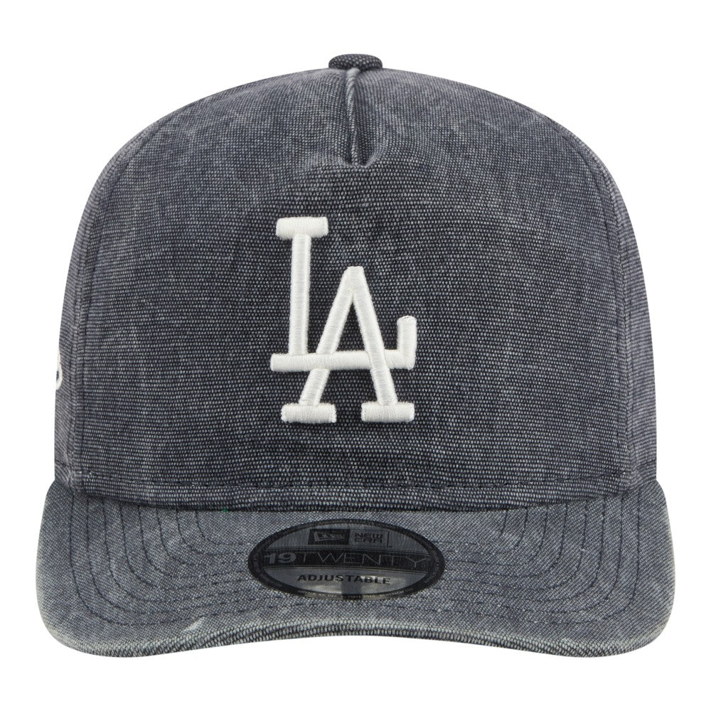 Navy Heather Los Angeles Dodgers New Era Throwback Denim Classic 19TWENTY Adjustable Hat